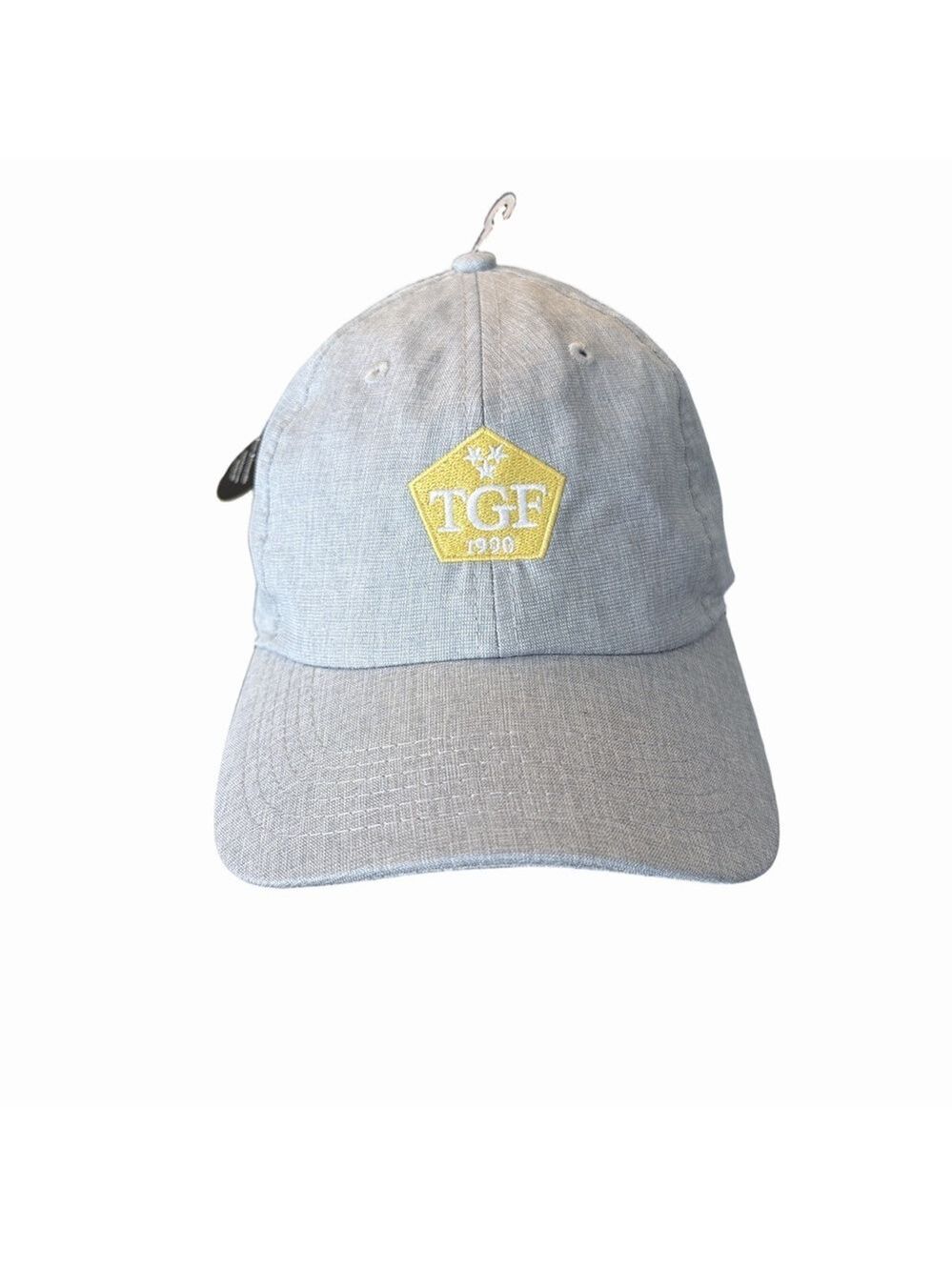 NWT TGF Light Gray Men's Baseball Cap with Tennesse Golf Foundation 1990 logo